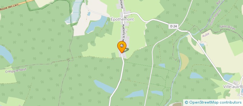 localisation de l'entreprise MONSIEUR ALEXANDRE JURAIN  EPOTHEMONT