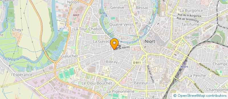localisation de l'entreprise MONSIEUR ALEXANDRE JUSTE à NIORT