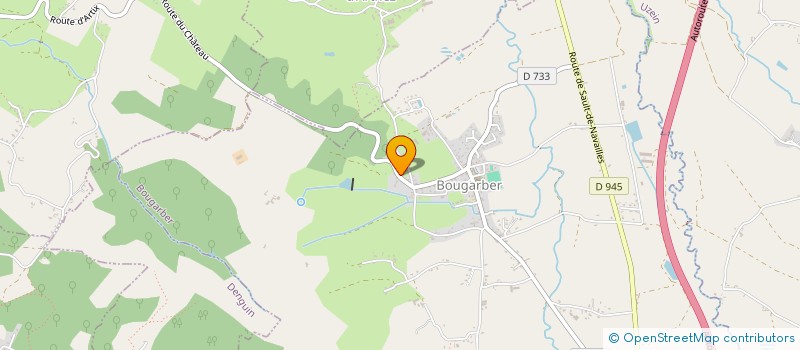 localisation de l'entreprise MONSIEUR ALEXANDRE JUSTES  BOUGARBER