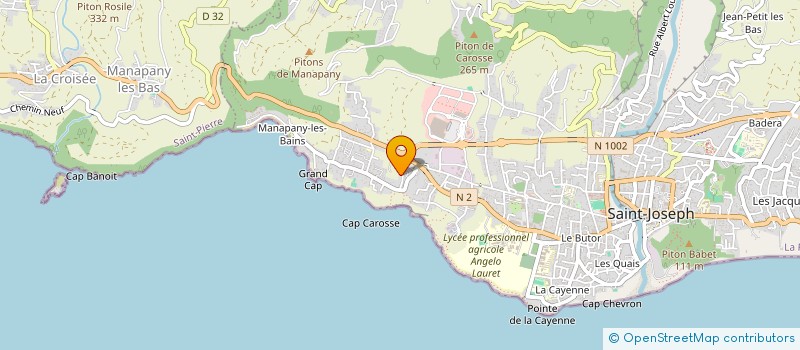 localisation de l'entreprise MONSIEUR ALEXANDRE K BIDI  SAINT-JOSEPH