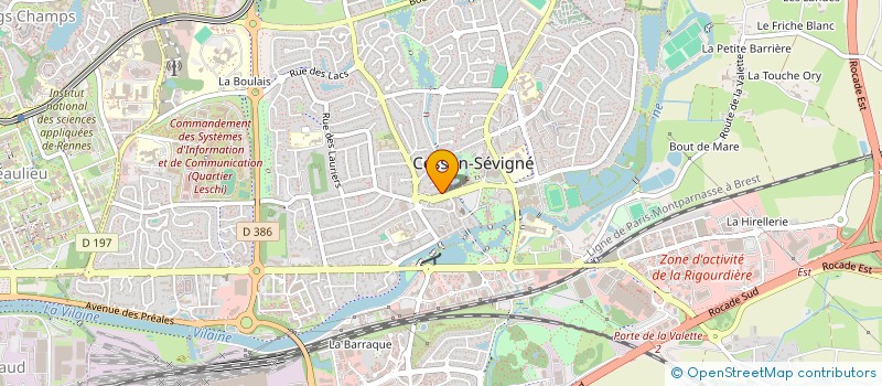 localisation de l'entreprise MONSIEUR ALEXANDRE KAAOUCHE  CESSON-SEVIGNE