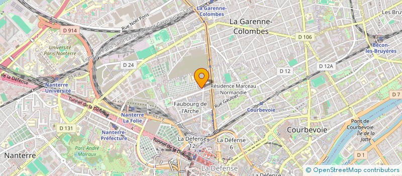 localisation de l'entreprise MONSIEUR ALEXANDRE KABBAJ à COURBEVOIE