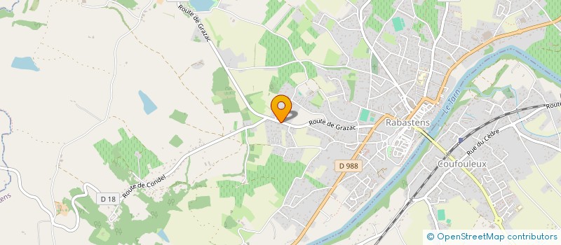 localisation de l'entreprise MONSIEUR ALEXANDRE KAMOUMIA  RABASTENS