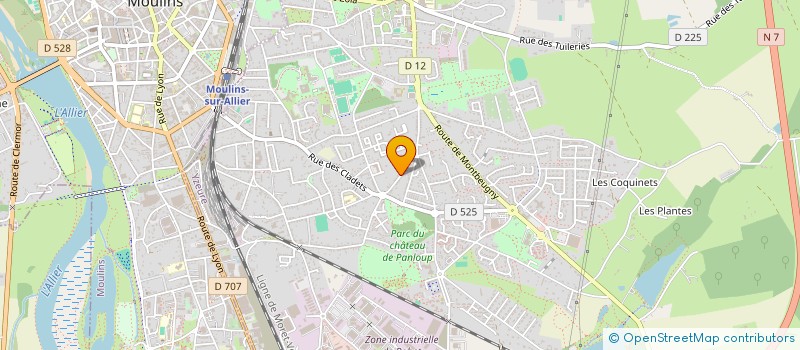 localisation de l'entreprise MONSIEUR ALEXANDRE KARINTHI  YZEURE