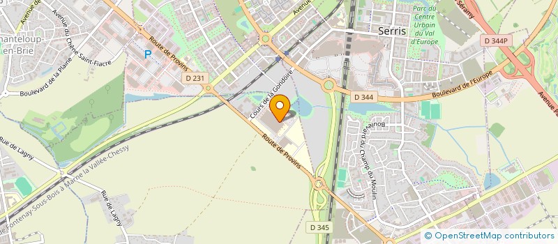 localisation de l'entreprise MONSIEUR ALEXANDRE KARSENTI  JOSSIGNY