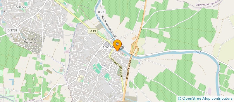 localisation de l'entreprise MONSIEUR ALEXANDRE KASSA  SERIGNAN