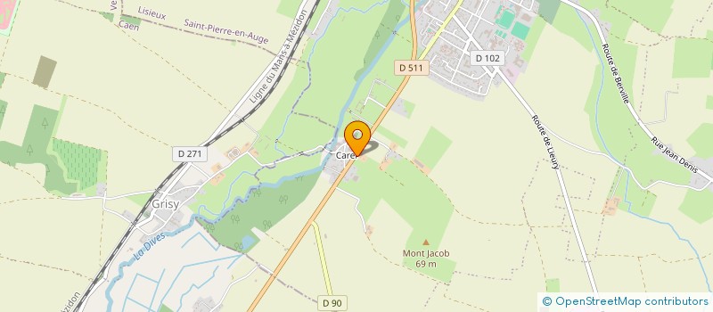 localisation de l'entreprise MONSIEUR ALEXANDRE KATSAROS  SAINT-PIERRE-EN-AUGE