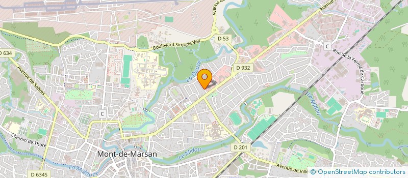 localisation de l'entreprise MONSIEUR ALEXANDRE KAYSER  MONT-DE-MARSAN