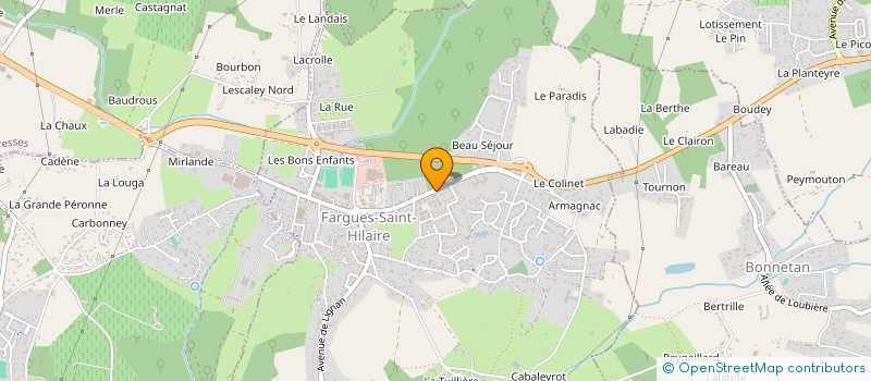 localisation de l'entreprise MONSIEUR ALEXANDRE KAZADI TSHITAMBWE  FARGUES-SAINT-HILAIRE