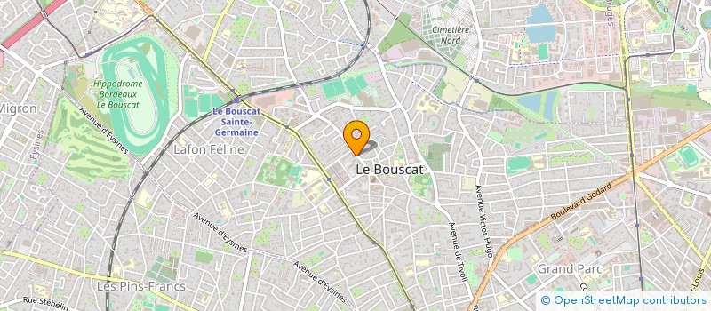 localisation de l'entreprise MONSIEUR ALEXANDRE KEIM  LE BOUSCAT