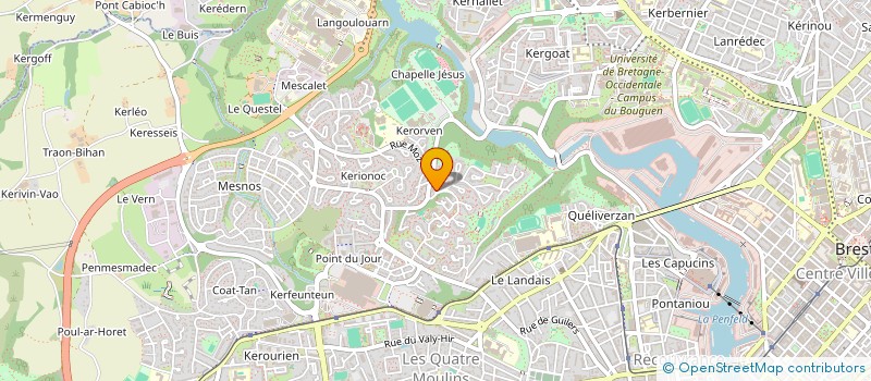 localisation de l'entreprise MONSIEUR ALEXANDRE KERRENEUR à BREST