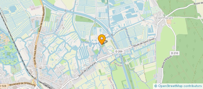 localisation de l'entreprise MONSIEUR ALEXANDRE KERRINCKX  SAINT-OMER