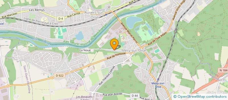 localisation de l'entreprise MONSIEUR ALEXANDRE KERVINIO  MERY-SUR-OISE