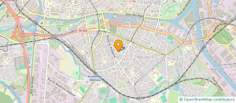localisation de l'entreprise MONSIEUR ALEXANDRE KITTEL à STRASBOURG