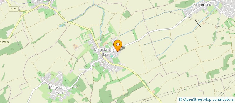 localisation de l'entreprise MONSIEUR ALEXANDRE KITTER  MAGSTATT-LE-BAS