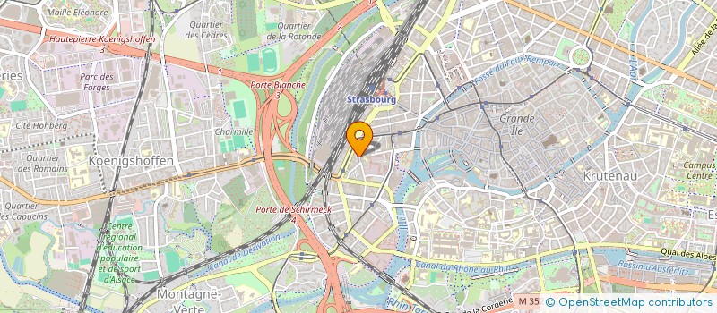localisation de l'entreprise MONSIEUR ALEXANDRE KLEMM à STRASBOURG