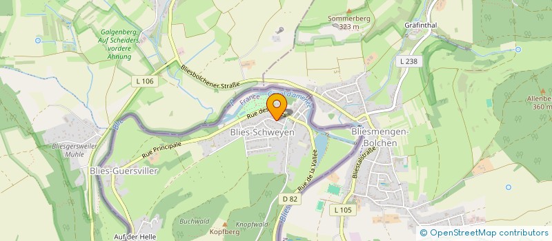 localisation de l'entreprise MONSIEUR ALEXANDRE KOCH  WIESVILLER