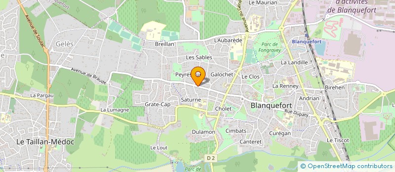 localisation de l'entreprise MONSIEUR ALEXANDRE KOUTO à BLANQUEFORT