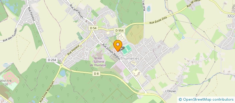 localisation de l'entreprise MONSIEUR ALEXANDRE KUCHARSKI  THUMERIES