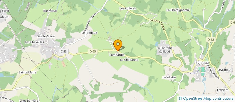 localisation de l'entreprise MONSIEUR ALEXANDRE KUSS à EYJEAUX
