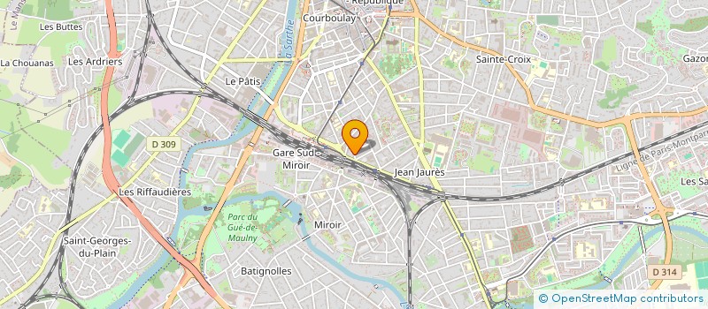 localisation de l'entreprise MONSIEUR ALEXANDRE KUZO  LE MANS