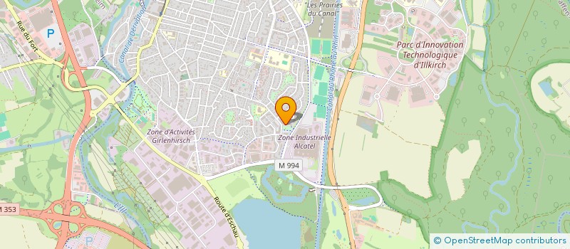 localisation de l'entreprise MONSIEUR ALEXANDRE L'HOTE  ILLKIRCH-GRAFFENSTADEN