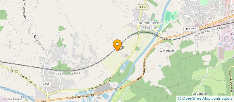 localisation de l'entreprise MONSIEUR ALEXANDRE LABARDE  SAINT-PANTALEON-DE-LARCHE