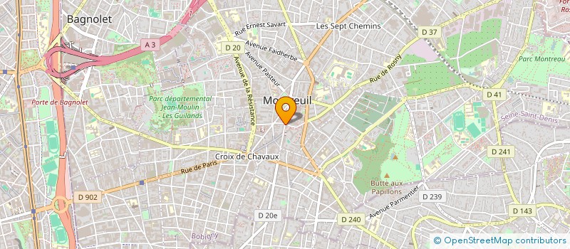 localisation de l'entreprise MONSIEUR ALEXANDRE LABARUSSIAT à MONTREUIL
