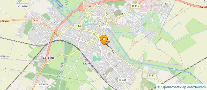 localisation de l'entreprise MONSIEUR ALEXANDRE LABBE  SAUJON