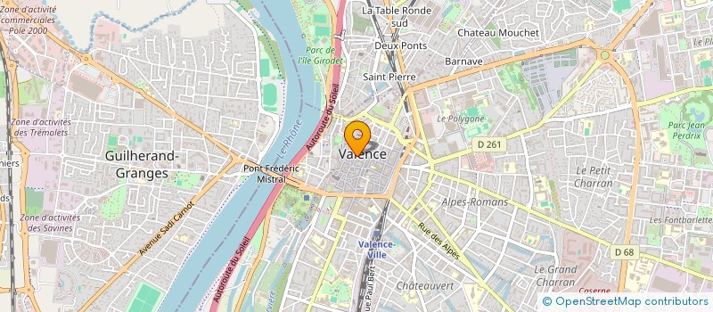 localisation de l'entreprise MONSIEUR ALEXANDRE LABEILLE à VALENCE