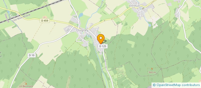 localisation de l'entreprise MONSIEUR ALEXANDRE LABERTERIE  OUGNEY