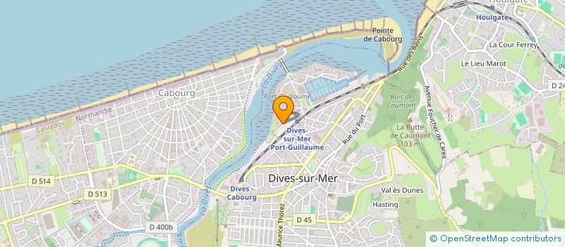 localisation de l'entreprise MONSIEUR ALEXANDRE LABEY  DIVES-SUR-MER