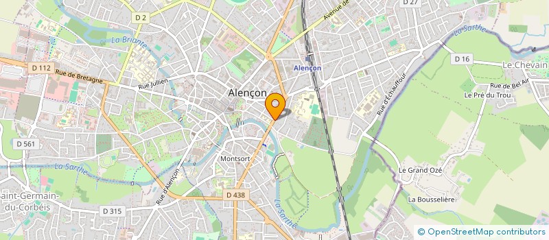 localisation de l'entreprise MONSIEUR ALEXANDRE LABLANCHE à ALENCON