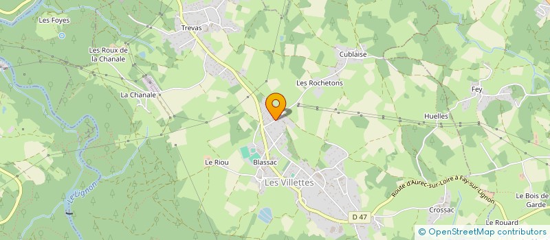 localisation de l'entreprise MONSIEUR ALEXANDRE LABOURIER  LES VILLETTES