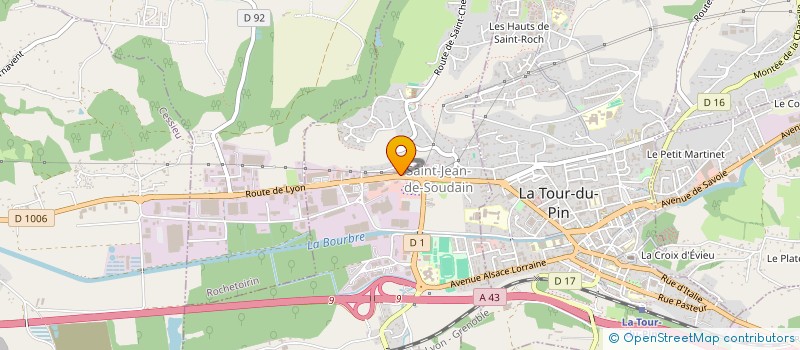 localisation de l'entreprise MONSIEUR ALEXANDRE LABROSSE  SAINTE-BLANDINE