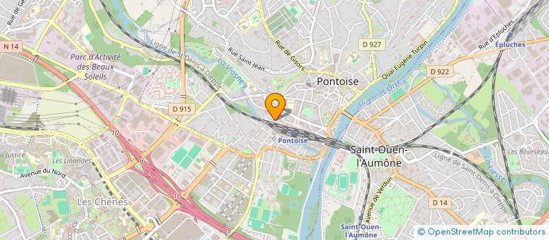 localisation de l'entreprise MONSIEUR ALEXANDRE LACARELLE  PONTOISE