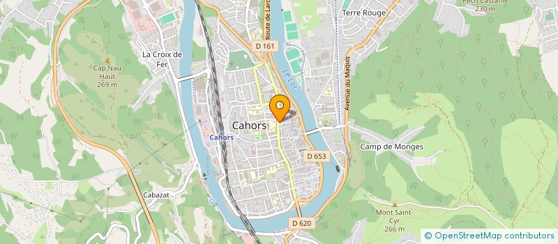 localisation de l'entreprise MONSIEUR ALEXANDRE LACARRIERE  CAHORS