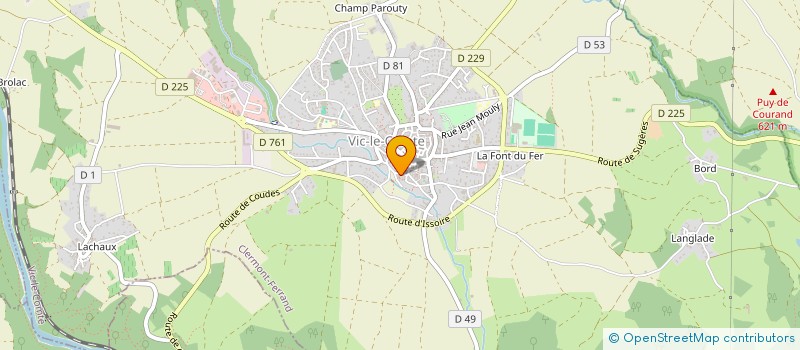 localisation de l'entreprise MONSIEUR ALEXANDRE LACHAIZE à VIC-LE-COMTE
