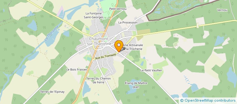 localisation de l'entreprise MONSIEUR ALEXANDRE LACHAUD  CHAUMONT-SUR-THARONNE