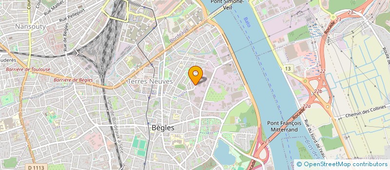 localisation de l'entreprise MONSIEUR ALEXANDRE LACLAVERIE  LEOGNAN