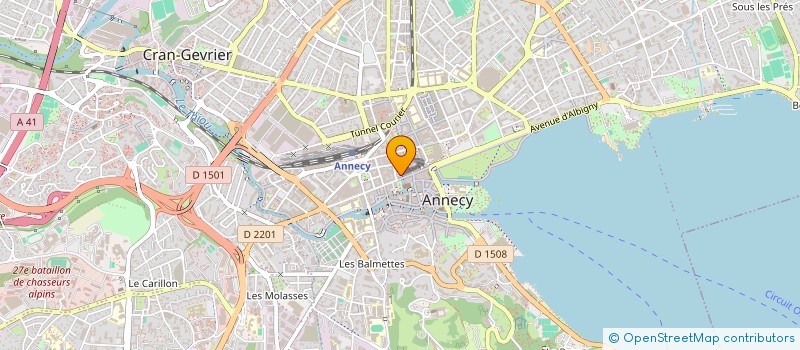 localisation de l'entreprise MONSIEUR ALEXANDRE LACOFFE à ANNECY