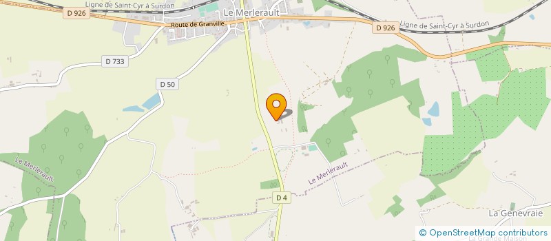 localisation de l'entreprise MONSIEUR ALEXANDRE LACOUR à LE MERLERAULT