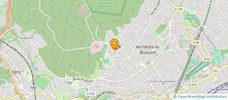 localisation de l'entreprise MONSIEUR ALEXANDRE LACOUR  VERRIERES-LE-BUISSON