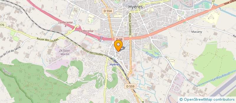 localisation de l'entreprise MONSIEUR ALEXANDRE LACROIX à HYERES