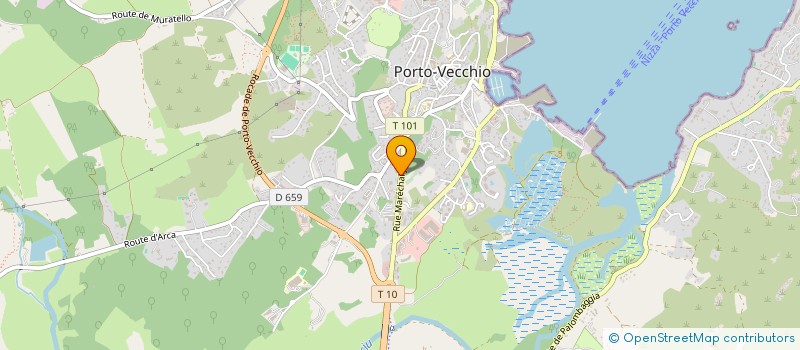 localisation de l'entreprise MONSIEUR ALEXANDRE LACROIX  PORTO-VECCHIO