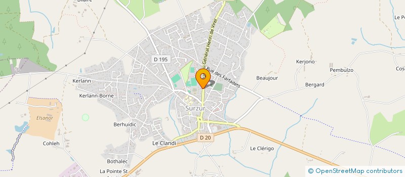 localisation de l'entreprise MONSIEUR ALEXANDRE LACROIX  SURZUR