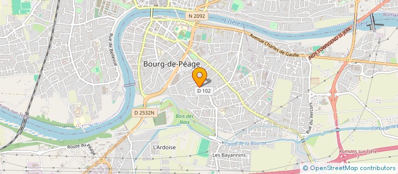 localisation de l'entreprise MONSIEUR ALEXANDRE LAFFITTE à BOURG-DE-PEAGE