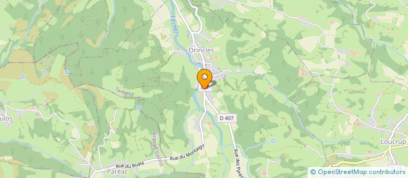 localisation de l'entreprise MONSIEUR ALEXANDRE LAFFONT  ORINCLES