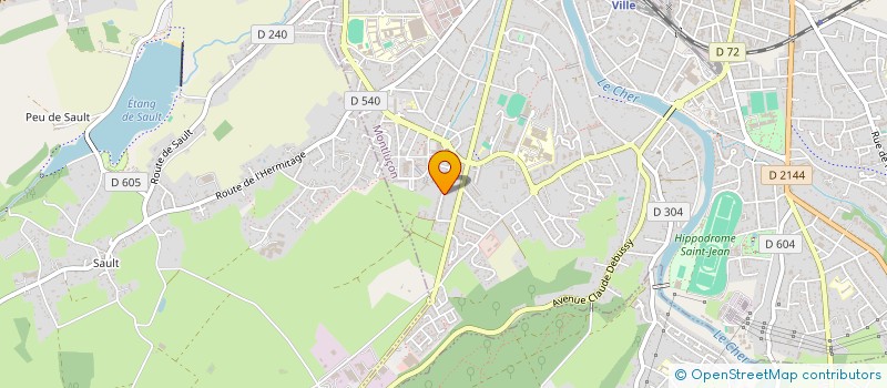 localisation de l'entreprise MONSIEUR ALEXANDRE LAFONT  MONTLUCON