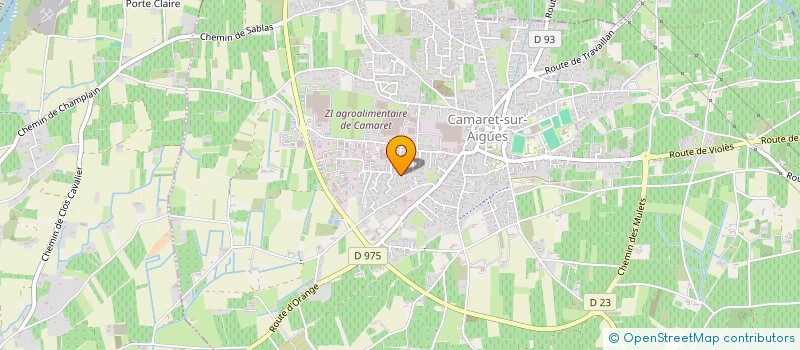 localisation de l'entreprise MONSIEUR ALEXANDRE LAFONTAINE  CAMARET-SUR-AIGUES